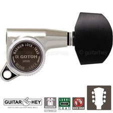 NEW Gotoh SG381-EN01 MGT MAGNUM LOCKING TRAD Large Buttons Keys Set 3x3 - NICKEL