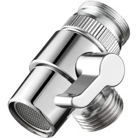 Edelstahl Wasserhahn Umschalter 3-Wege Ventil Mit M22-M24 Adapter -