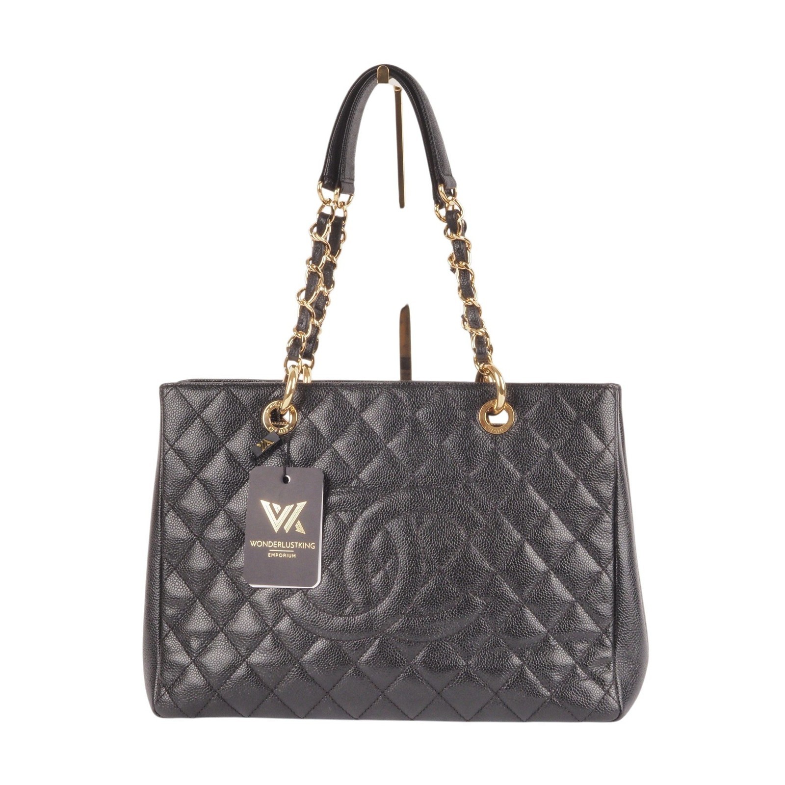 CHANEL GST Grand Shopping Tote Caviar Gold Handbag 2014 OP: €5000