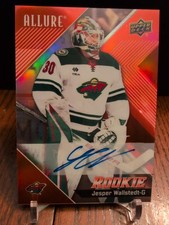 24-25 Ud Allure Jesper Wallstedt Red Rainbow Auto Rookie #111
