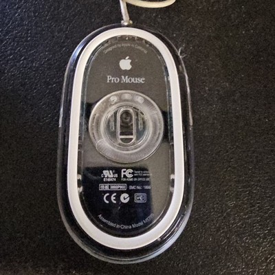 Apple Pro Mouse M5769 OEM USB-A w/ USB-C adapter Tested Vintage | eBay