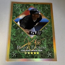 Donruss 1994 Leaf Gold Leaf Stars Frank Thomas White Sox #11 Serial Numbered