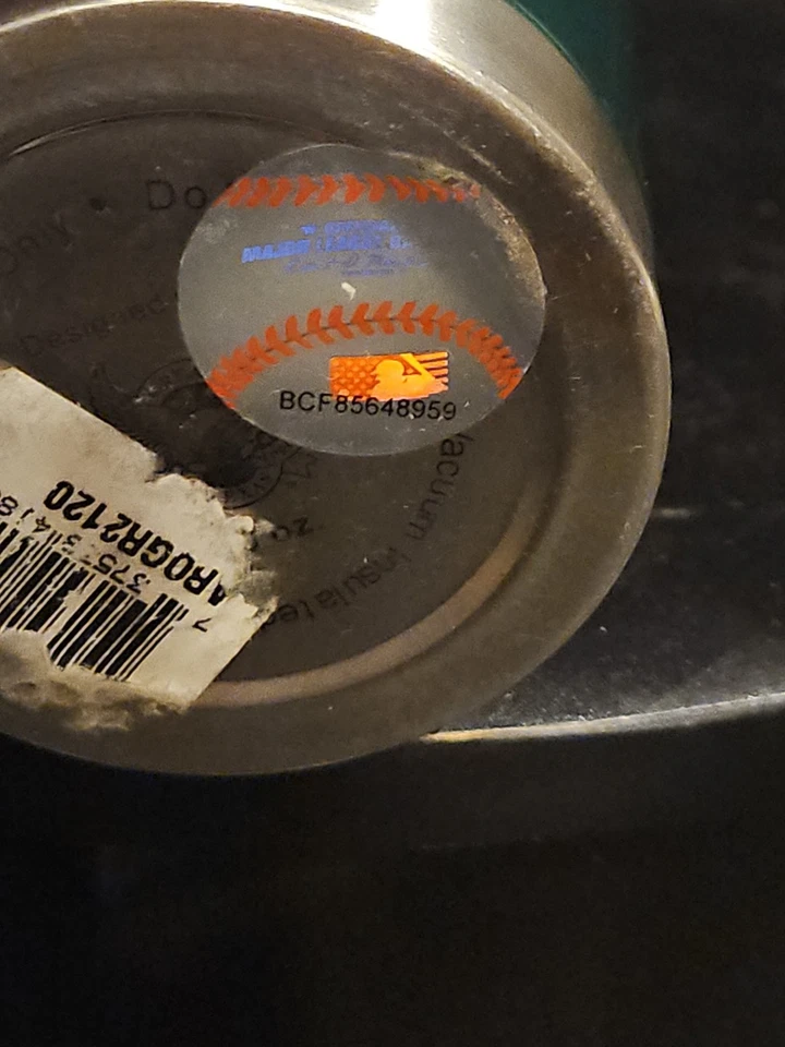 Taza de bebida de metal verde Oakland Athletics de 20 oz Foto 3 de 4