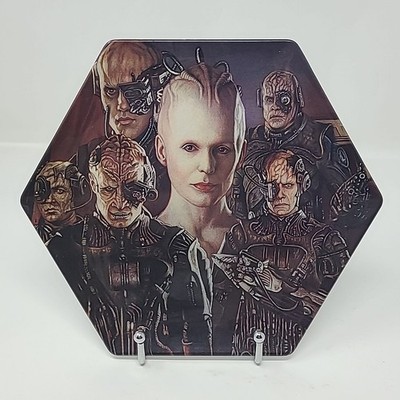 Star Trek First Contact Collector Plate ''Borg Are Back'' Hamilton Collection