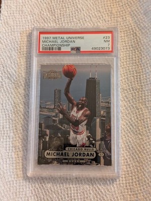 1997 Metal Universe Championship Preview - Michael Jordan #23-PSA 