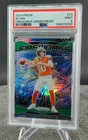 2024 Prizm Bo Nix Fireworks Green Wave Prizm SP Rookie Card Graded PSA 9 MINT RC
