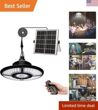 Versatile Solar Shed Light with Remote Control - Perfect for Indoor & Outdoor