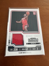 2023-24 Panini Contenders Cam Whitmore #RTS-CAM Rookie Ticket Jersey Relic!