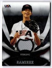2010 Bowman Sterling Noe Ramirez USA Game‑Worn Jersey