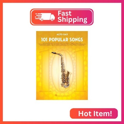 101 Popular Songs for Alto Sax | Sheet Music and Songbook for Solo Performance |
