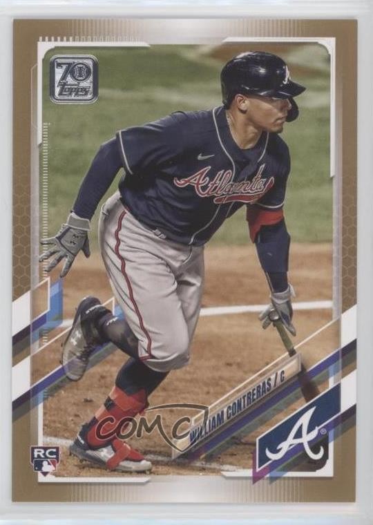 2021 Topps Gold 1826/2021 William Contreras #390 Rookie RC 0nb9