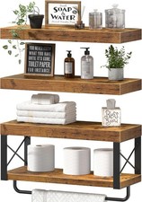 Bathroom Shelves Over Toilet - Floating Shelf for Wall Toilet Paper Storage