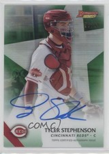 2015 Bowman's Best of Green Refractor /99 Tyler Stephenson #B15-TS Auto 00k7