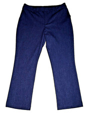 Nine West Women’s Dress Pants Size 14S Barely Bootcut High Rise Blue