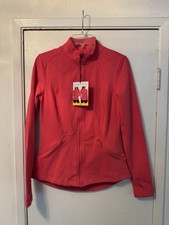 SPYDER ACTIVE LADIES PINK FULL ZIP ATHLETIC JACKET SIZE S NEW