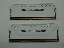 Corsair Vengeance RGB PRO 16GB 2x8 3600MHz DDR4 White RAM.