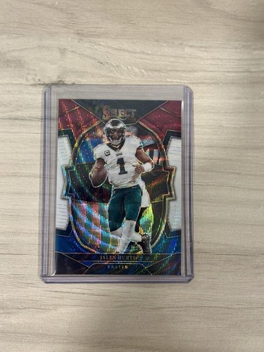 2022 Panini Select - Concourse Tri-Color Prizm #79 Jalen Hurts /249 Eagles SP