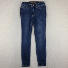 Judy Blue Jeans Womens 5/27 Blue Skinny Fit Dark Wash Denim JB82585DK