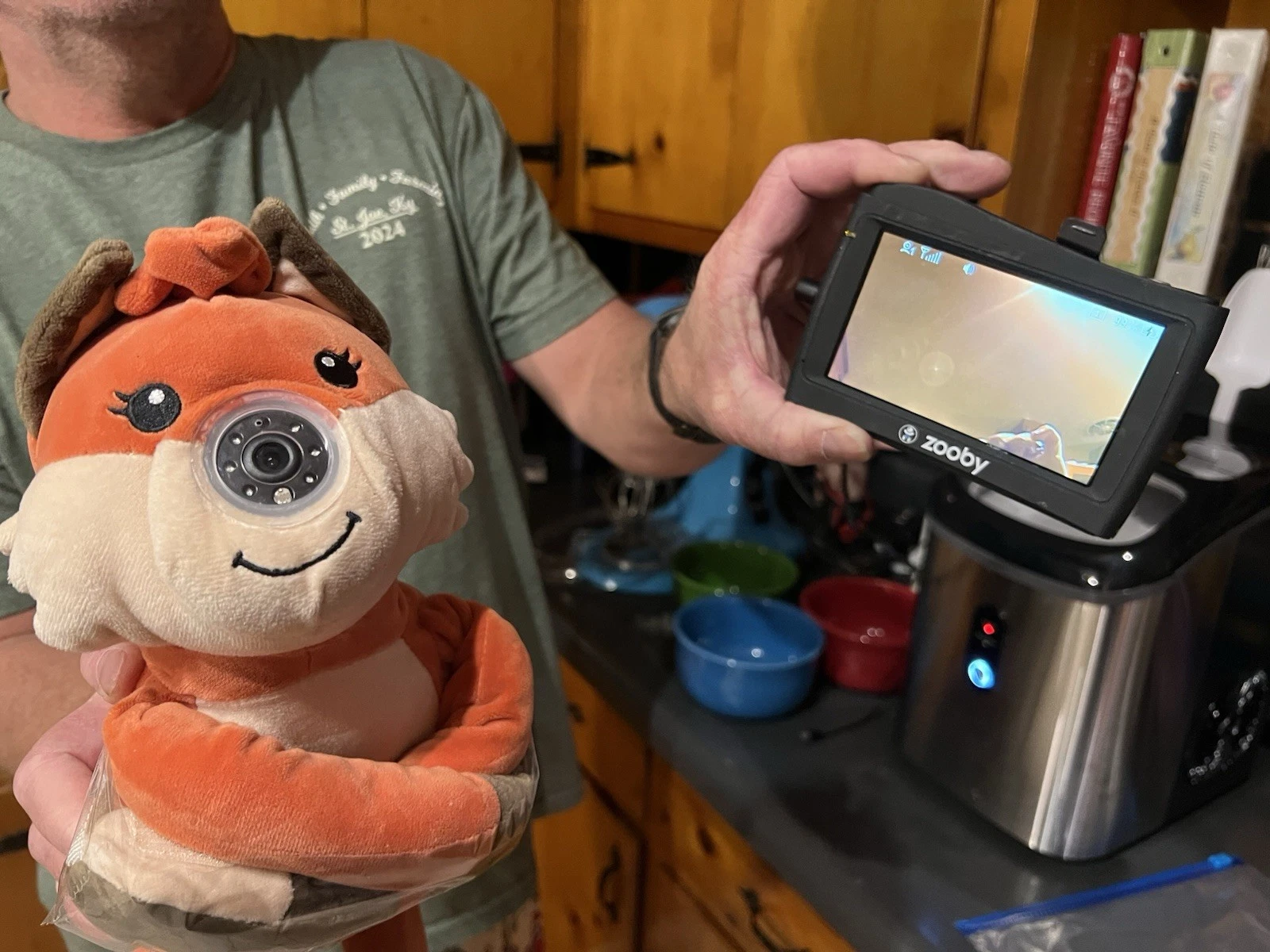 InfantTech Zooby Baby Monitor Finley Fox Camera, Home/Car Use Does Work