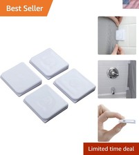 Secure Shower Curtain Clips, 4-Pack - Waterproof  Easy Adhesive Installation