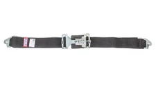 RJS Racing Equipment 3in Lap Belts W/Snap End Black