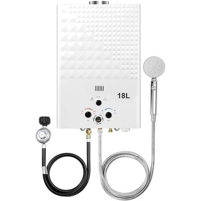 Tankless Propane 4.74GPM 18L Outdoor Portable GasHot Instant Propane with Dig...