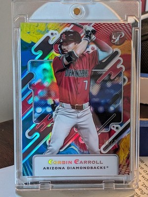 Corbin Carroll 2025 Topps Pristine Primaries Refractor /10 Encased Diamondbacks