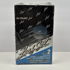 1991 Leaf Set Baseball Series 2 Trading Cards Factory Sealed Wax Box 36pk