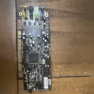 Creative Sound Blaster Live! 24-Bit PCI SB0410 5.1 Channel 3.5mm Audio Ports