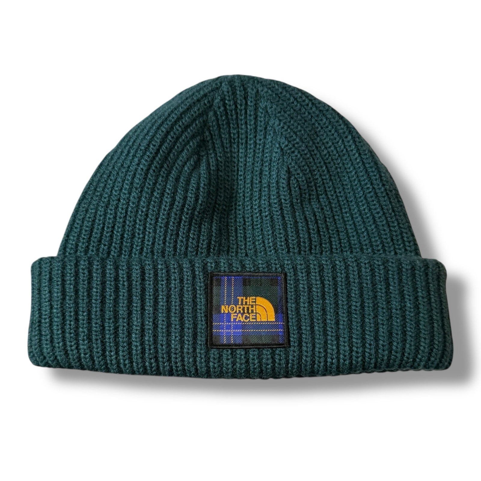 The North Face Unisex Salty Dog Beanie in Green Teal Winter Knit Cap Gorpcore Style
