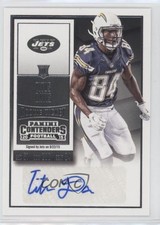 2015 Panini Contenders Rookie Ticket Titus Davis (Team Logo) #155 Auto 0v1