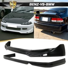 For 96-98 Honda Civic Ek Jdm Jun Style Front Bumper Liprear Bumper Lip Wing Pu For 96-98 Honda Civic Ek Jdm Jun Style Front Bumper Liprear Bumper Lip Wing Pu
