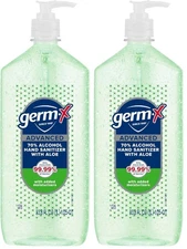 Germ-X Advanced Hand Sanitizer with Aloe and Vitamin 33.8 Fl Oz (Pack of 2) 