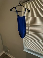 Jolyn Fixed-Back One-Piece Swimsuit Blue