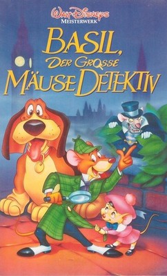 Basil, der große Mäusedetektiv, Walt Disney Spielfilm,  VHS Kassette