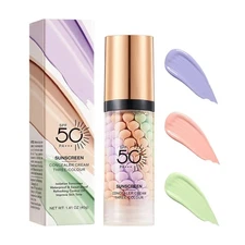 3-In-1 Face Primer, SPF 50, One Step Color Corrector, 1.35 Oz