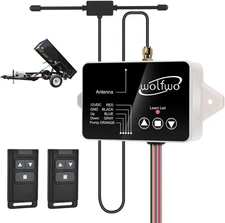 Wolfwo Upgraded 12V Dump Trailer Wireless Remote Controller, High Power Edition