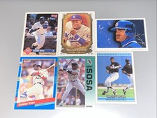 Lot Of 6 Vintage Sammy Sosa Cards - Chicago Cubs & White Sox NM++