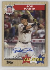 2017 Topps 1987 Rookie and All-Star Edition Joe Panik #1987A-JP Auto 07ke