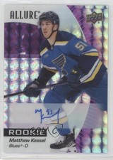 2023 Upper Deck Allure Rookies Purple Diamond 6/10 Matthew Kessel #124 Auto 0o5t