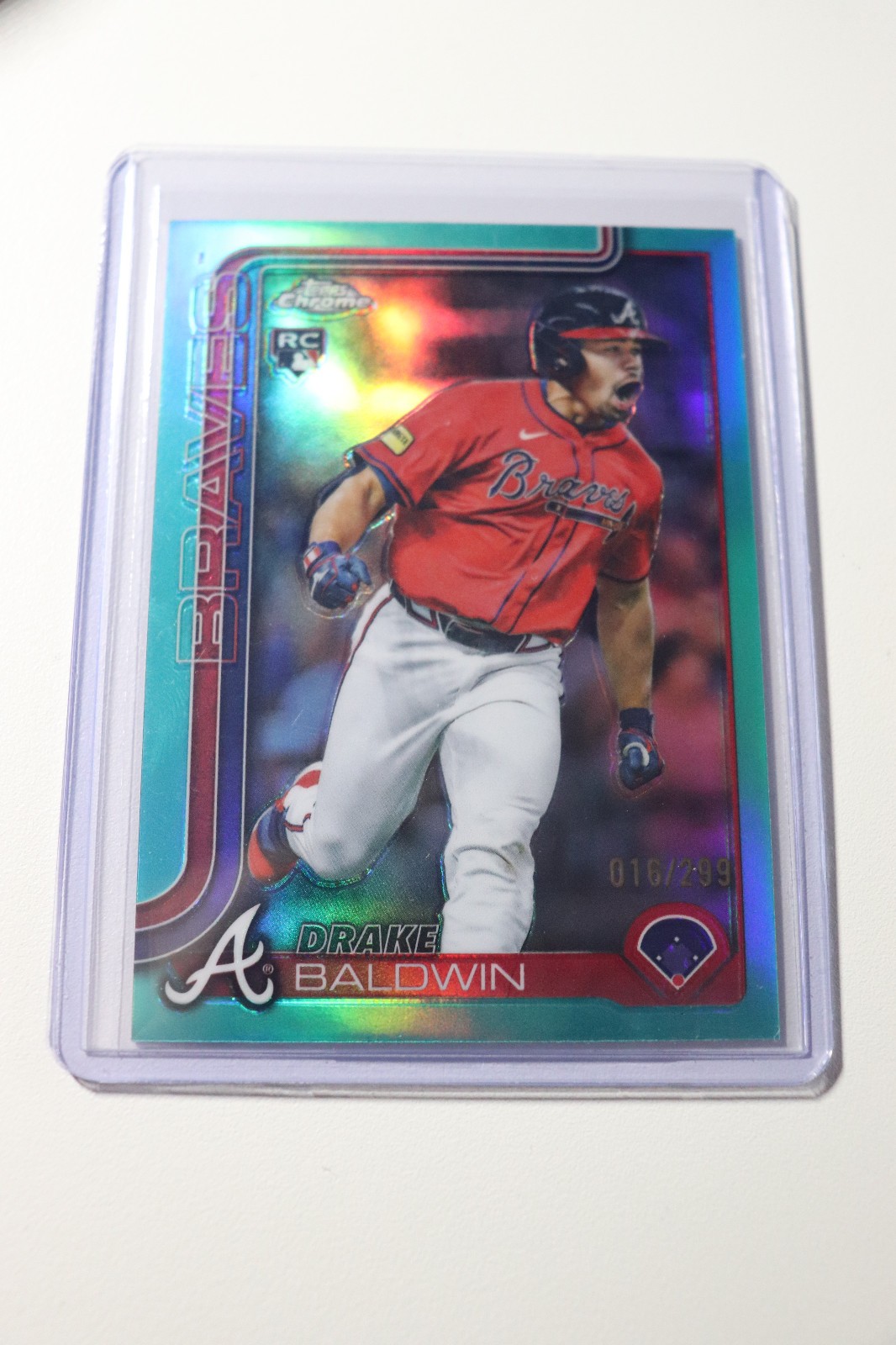 2025 Topps Chrome Update Drake Baldwin #USC96 Teal /299 (RC) Braves