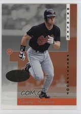 1996 Leaf Signature Series Gold Press Proof Brady Anderson #50 7xr