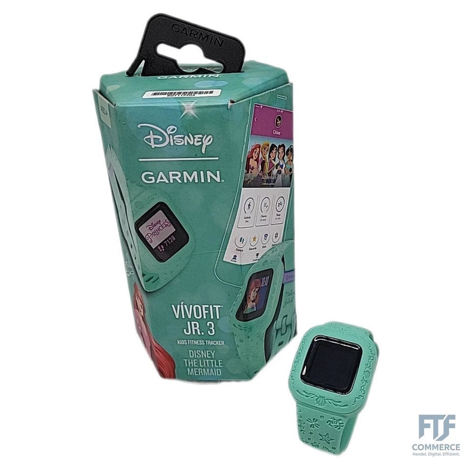 Garmin vívofit jr. one size 3 Disney Prinzessin Arielle – wasserdichter, digital - Bild 4 von 4
