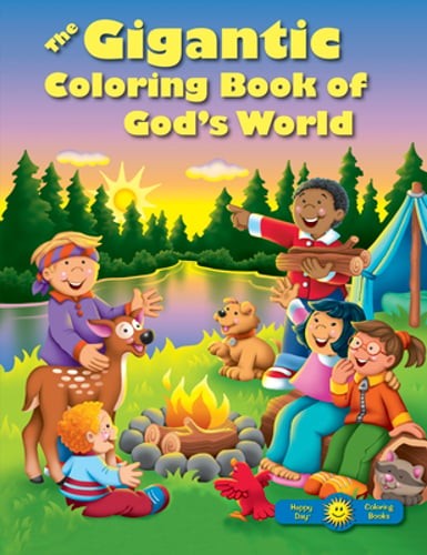 The Gigantic Coloring Book of God's World by Tyndale: Used