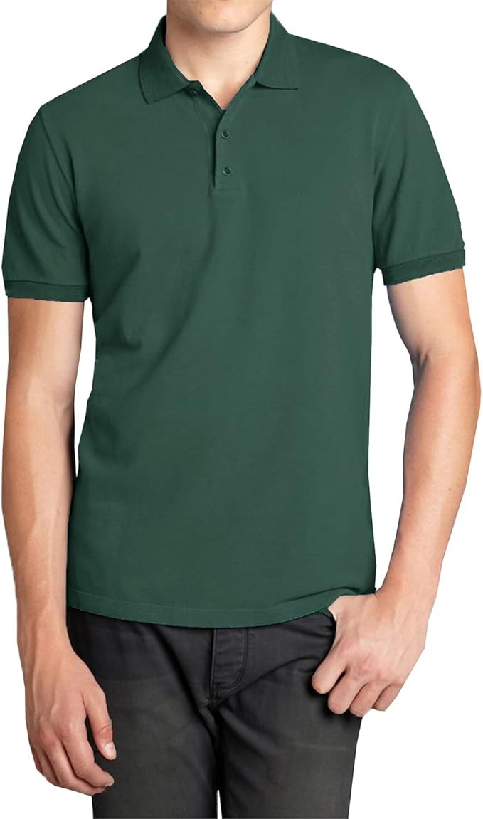 ШКОЛЬНАЯ ФОРМА GALAXY BY HARVIC MENS POLO PIQUE SHIRT - РАЗМЕР МУЖСКОЙ S - HUNTER 6490₽