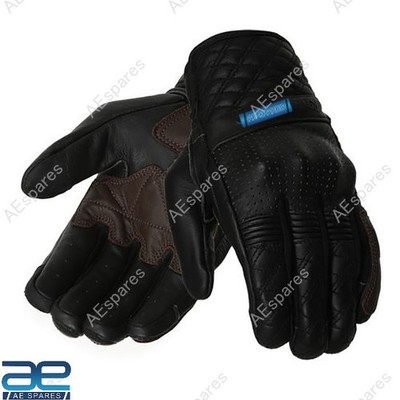 Bravado Reiten Handschuhe Schwarz & Für Royal Enfield Rider @ UK