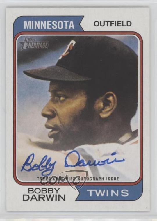 2023 Topps Heritage Real One Auto Bobby Darwin #ROA-BDN Auto 4vy