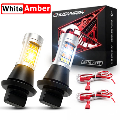 Switchback Canbus LED Turn Signal Light Bulb DRL For 1997-2004 Chevy Corvette C5