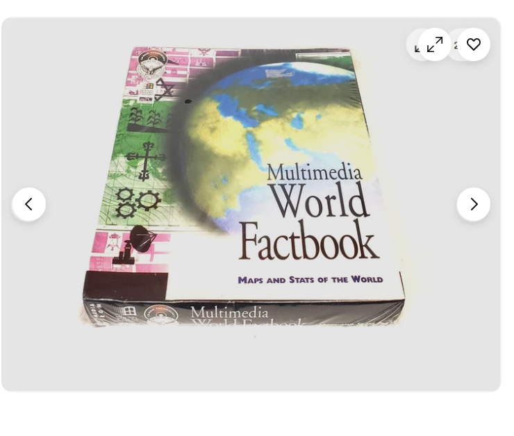 CIA multimedia world factbook 1994 vintage sealed original package for ...