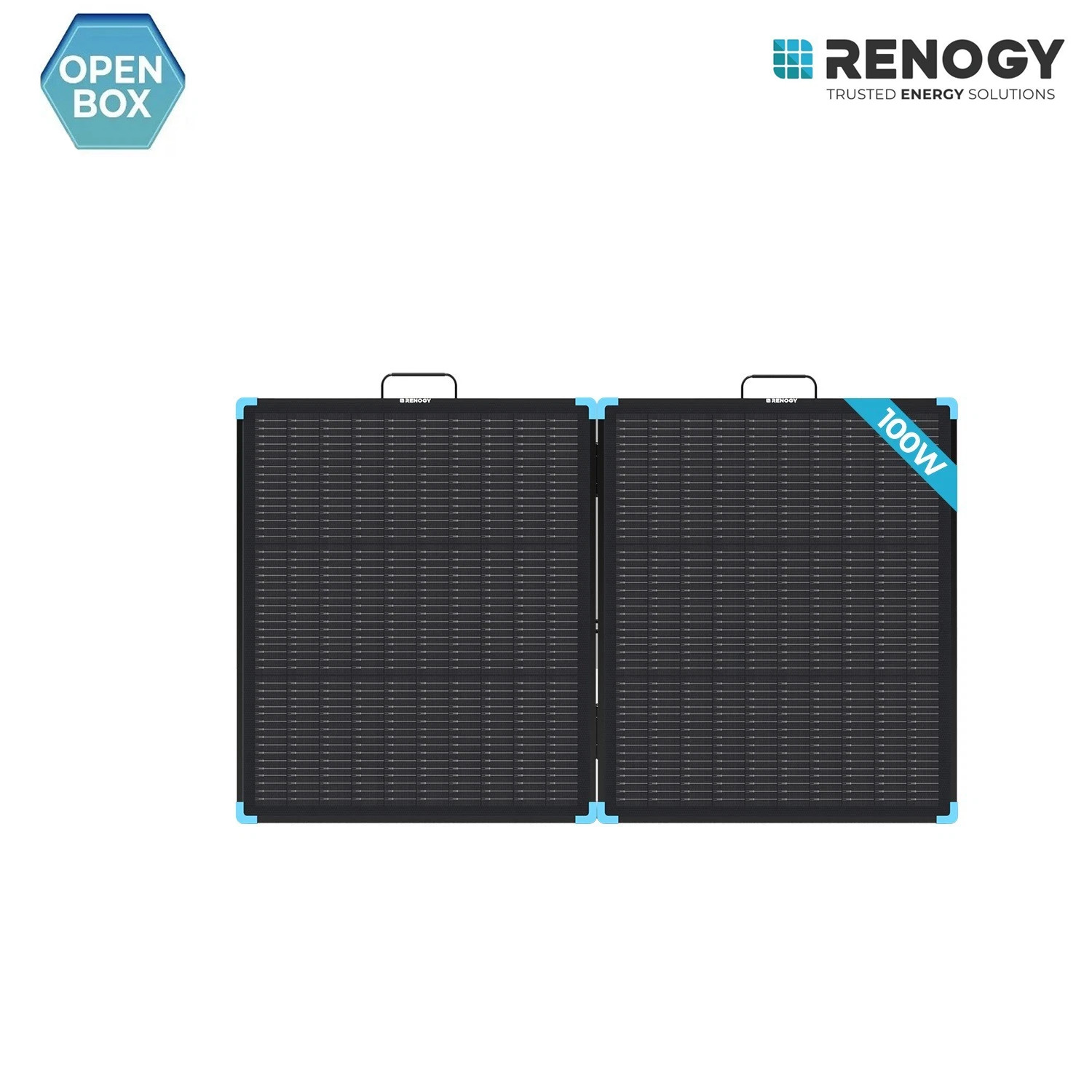 100w Portable Lightweight Solar Ip67 For Rv Camping Open Box